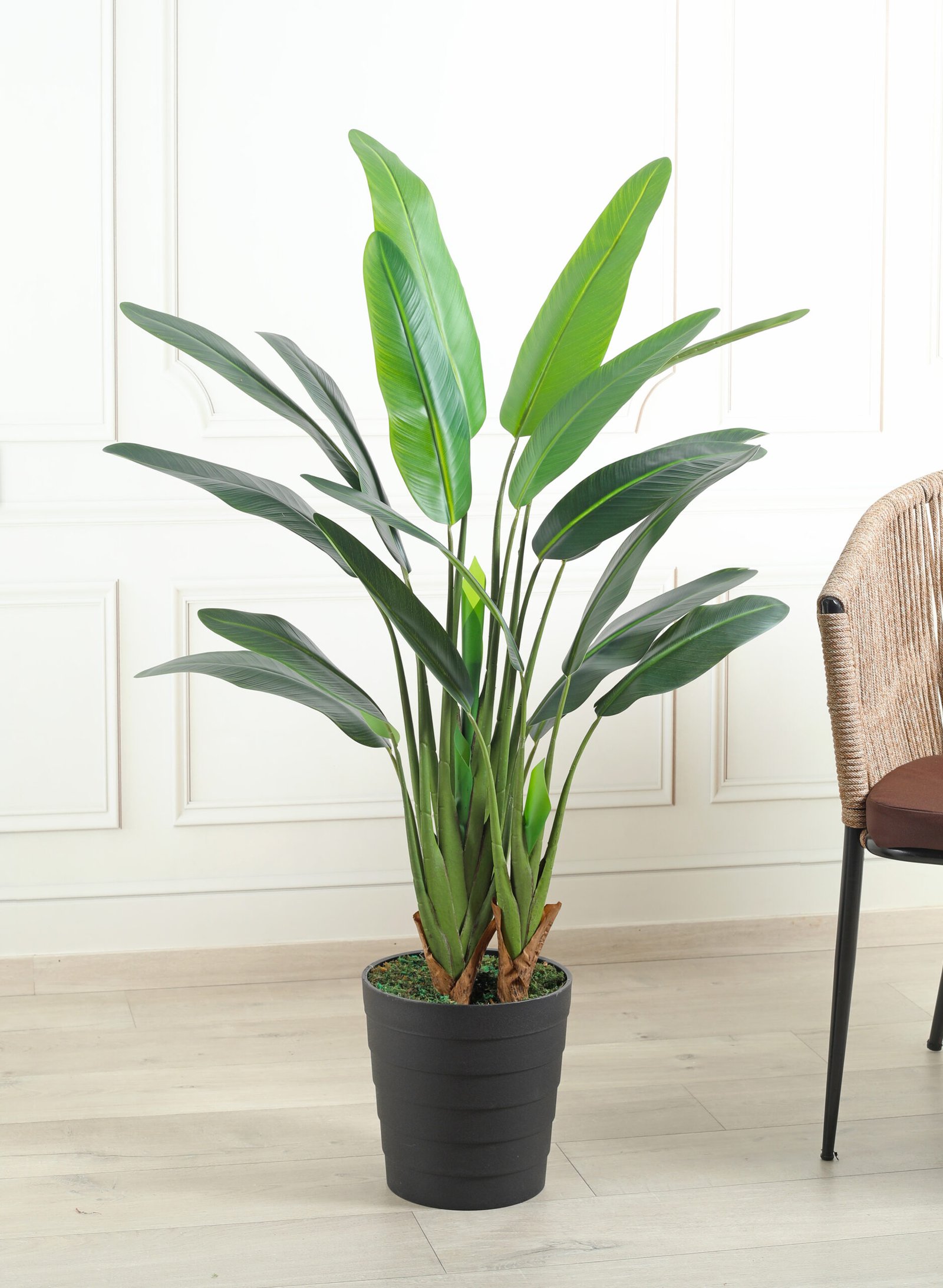 Artificial Traveler Palm Plant 2 Layer – 4 Feet Tall