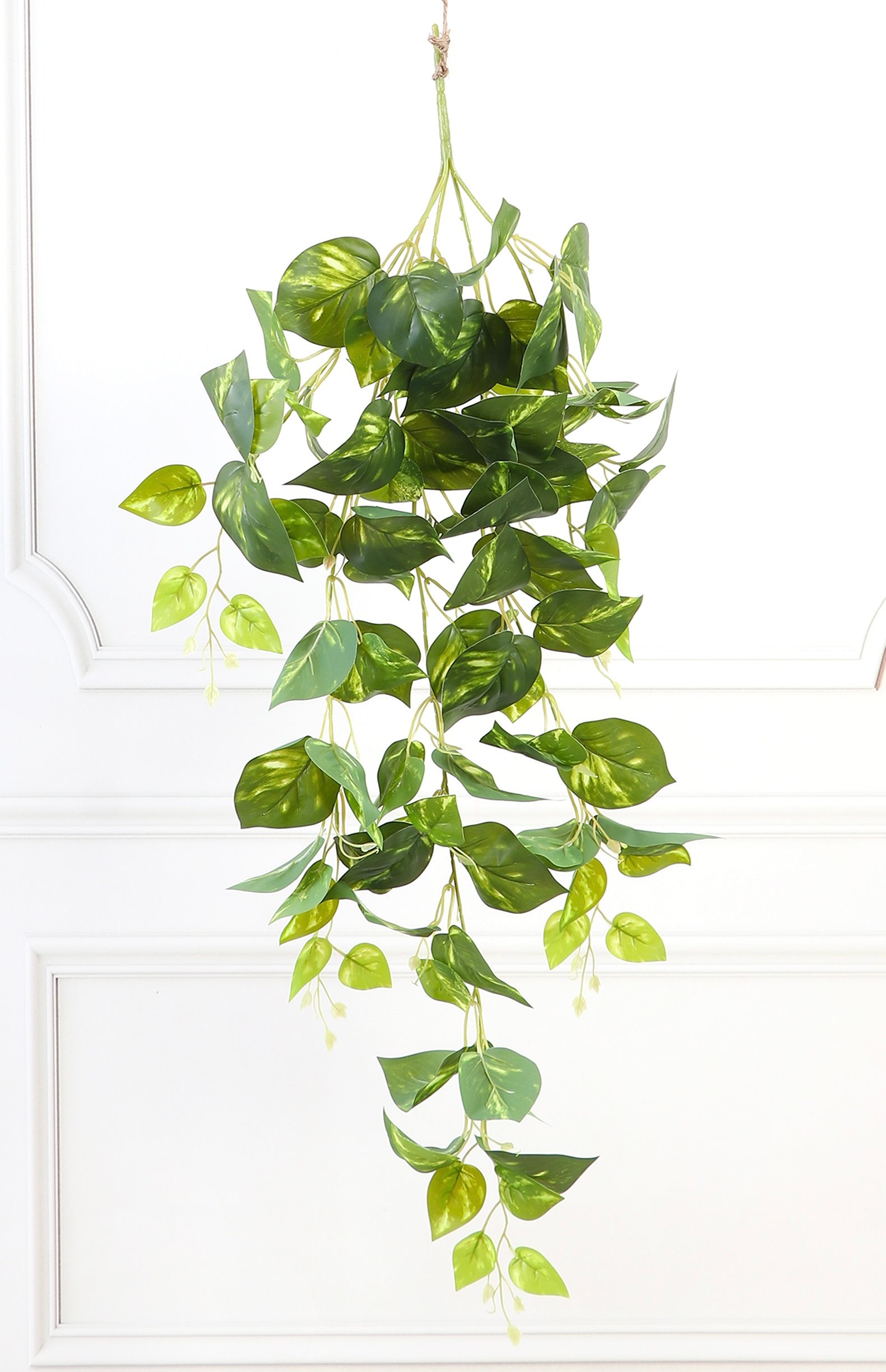 Artificial Premium Money Creeper Bush 36″ – Green/Yellow