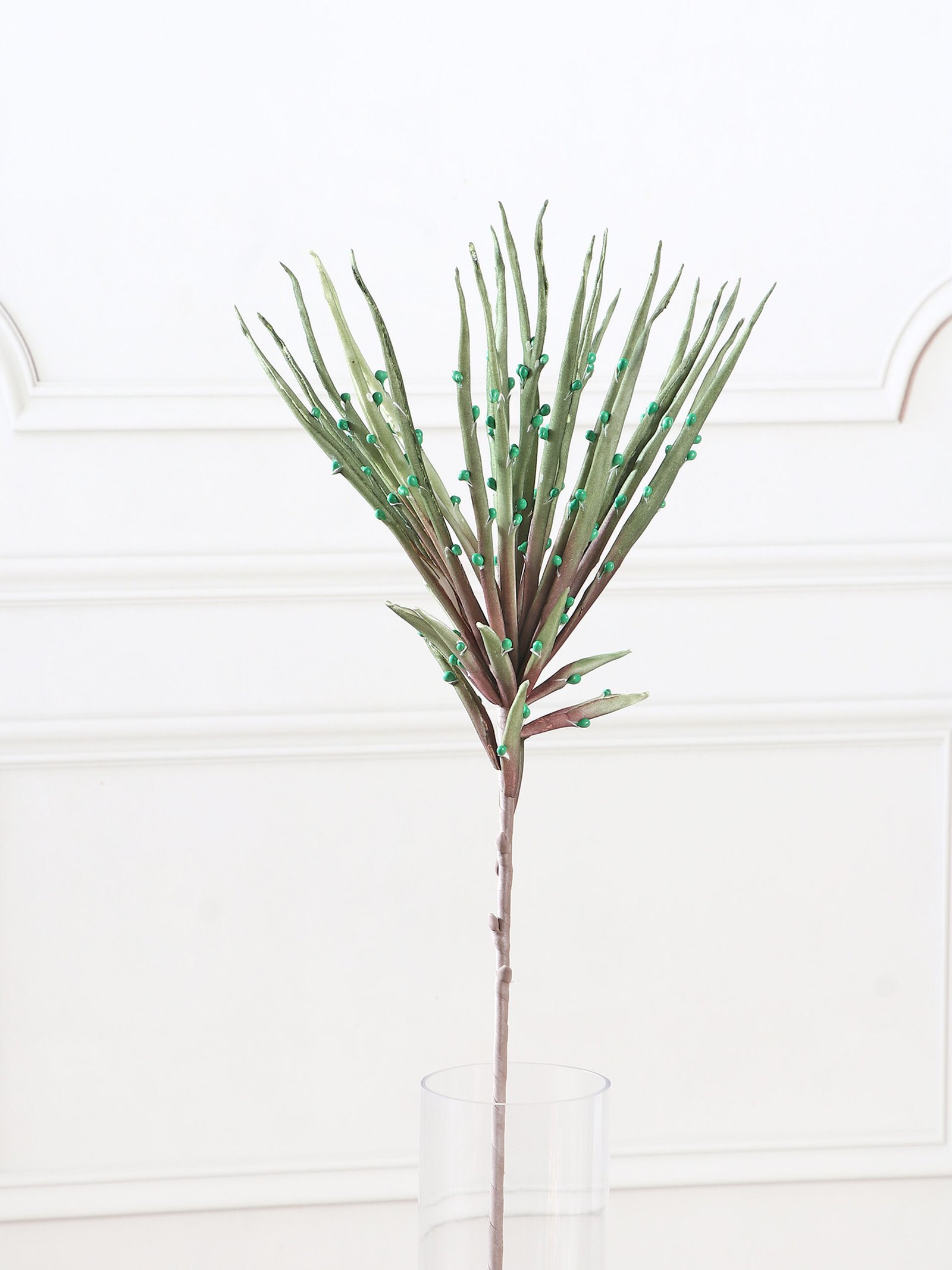 Artificial Aloe Foam Flower Stem – Green