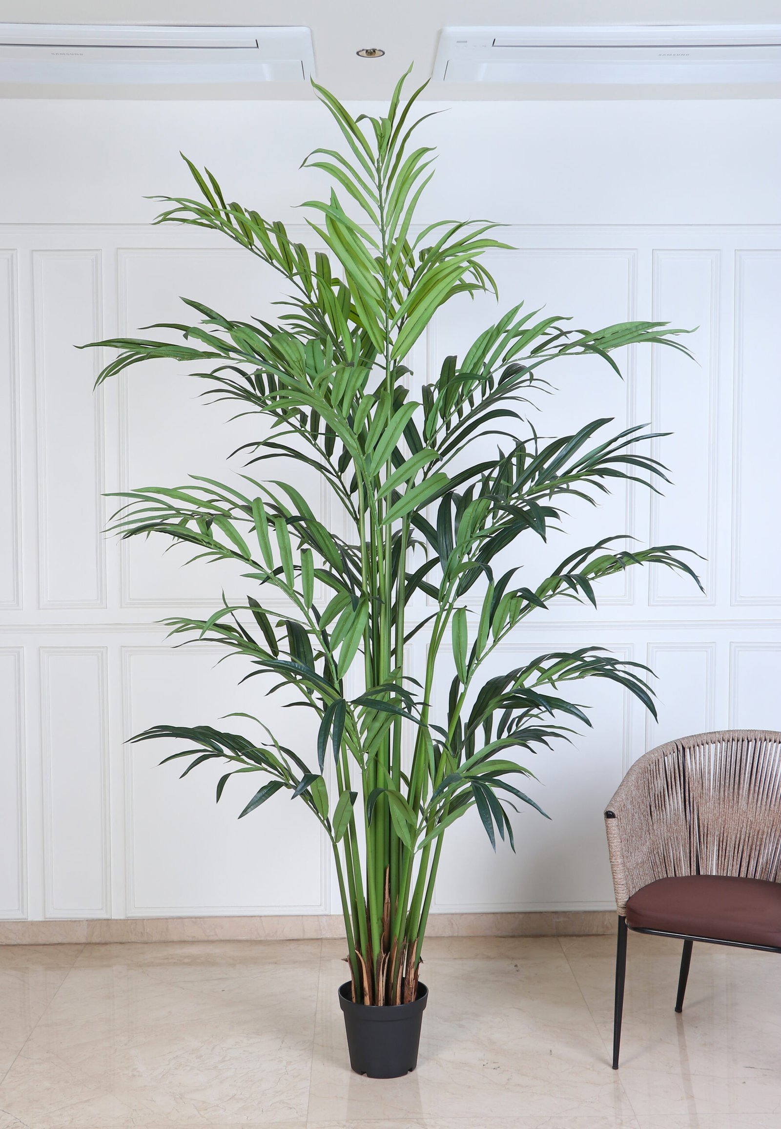 Artificial Bamboo Palm Tree with Pot – 8.5 Feet