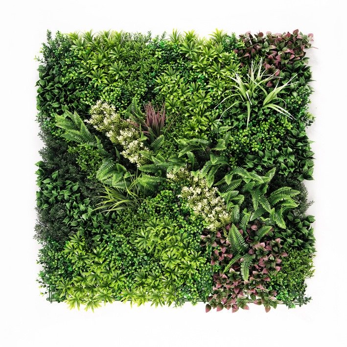 Autumnal Blush UV Resistant Artificial Vertical Wall Garden Tile – 1 mtr x 1 mtr
