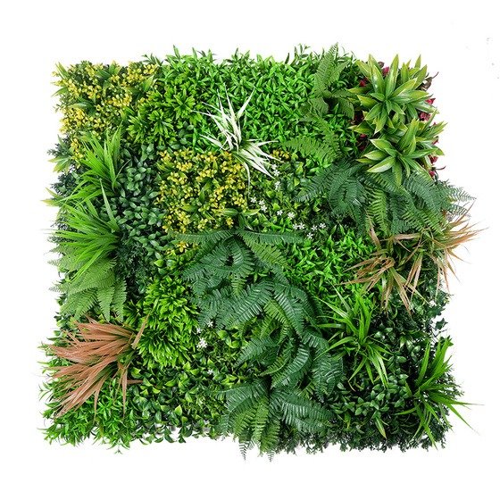 Dense Shrubs UV Resistant Artificial Vertical Wall Garden Tile – 1 mtr x 1 mtr