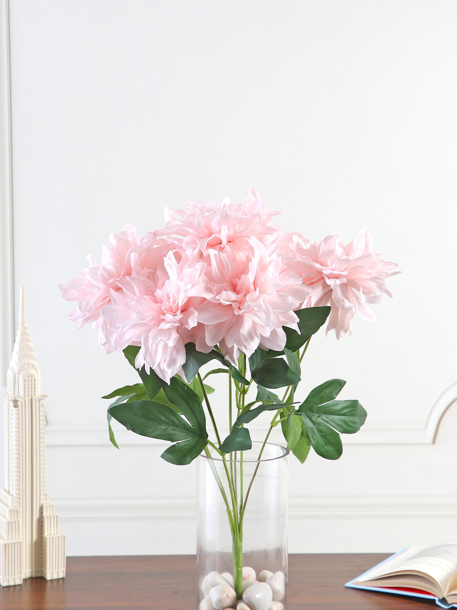 Artificial Dahlia Bunch – Light Pink