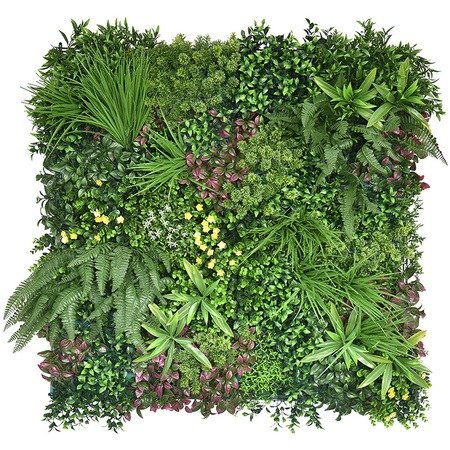 Supreme Blooms UV Resistant Artificial Vertical Wall Garden Tile – 1 mtr x 1 mtr