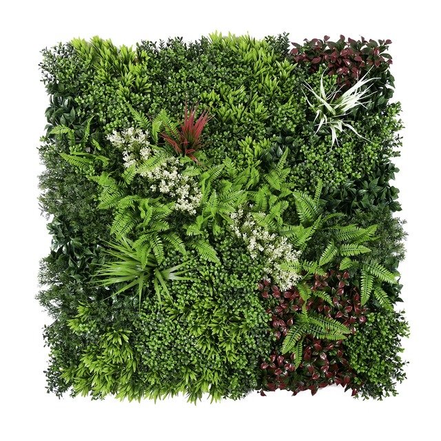 Dense Forest UV Resistant Artificial Vertical Wall Garden Tile – 1 mtr x 1 mtr