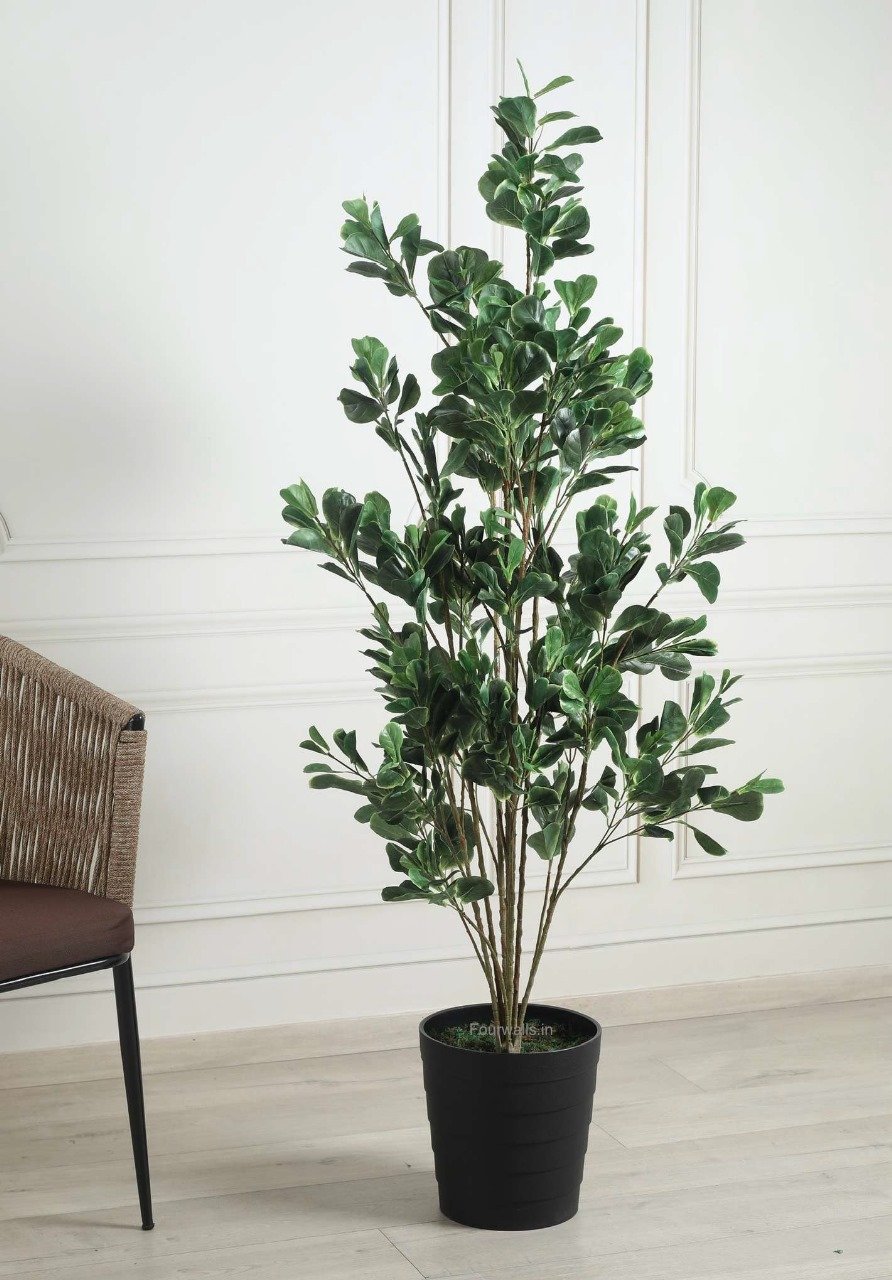 Deco World Artificial Fiddle Leaf Plant – 5 Feet