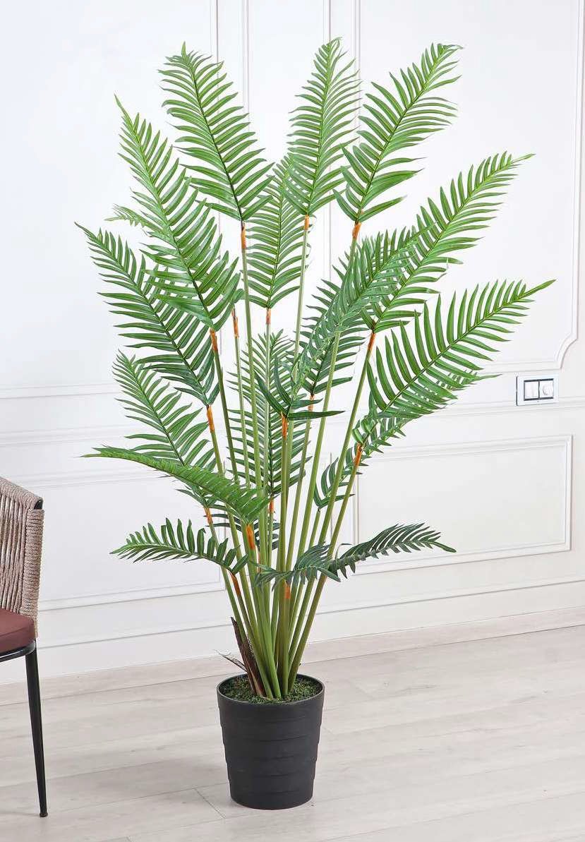 Deco World  Artificial Areca Palm Tree – 5.8 Feet