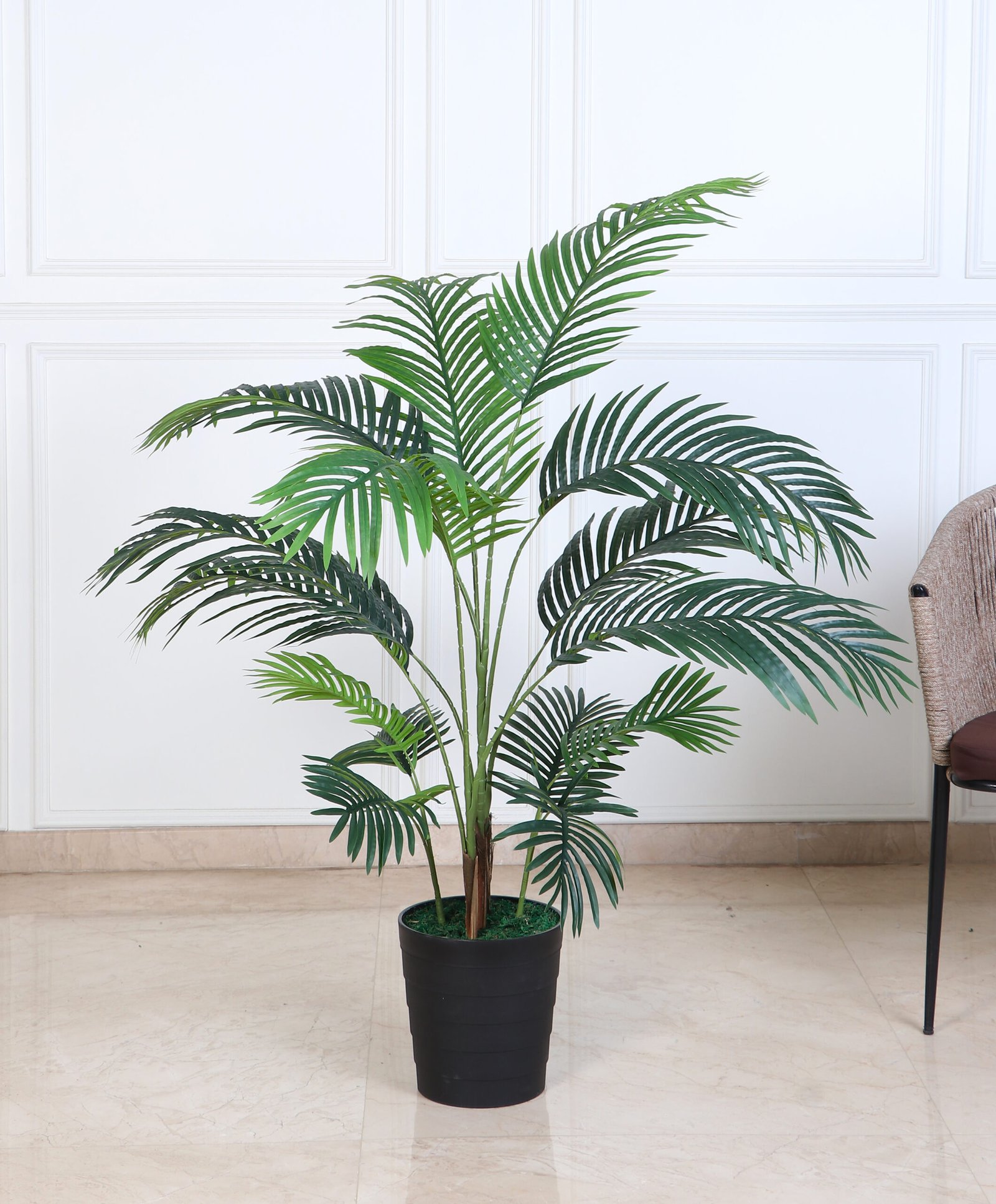 Deco World Artificial Areca Palm Tree – 4.8 Feet
