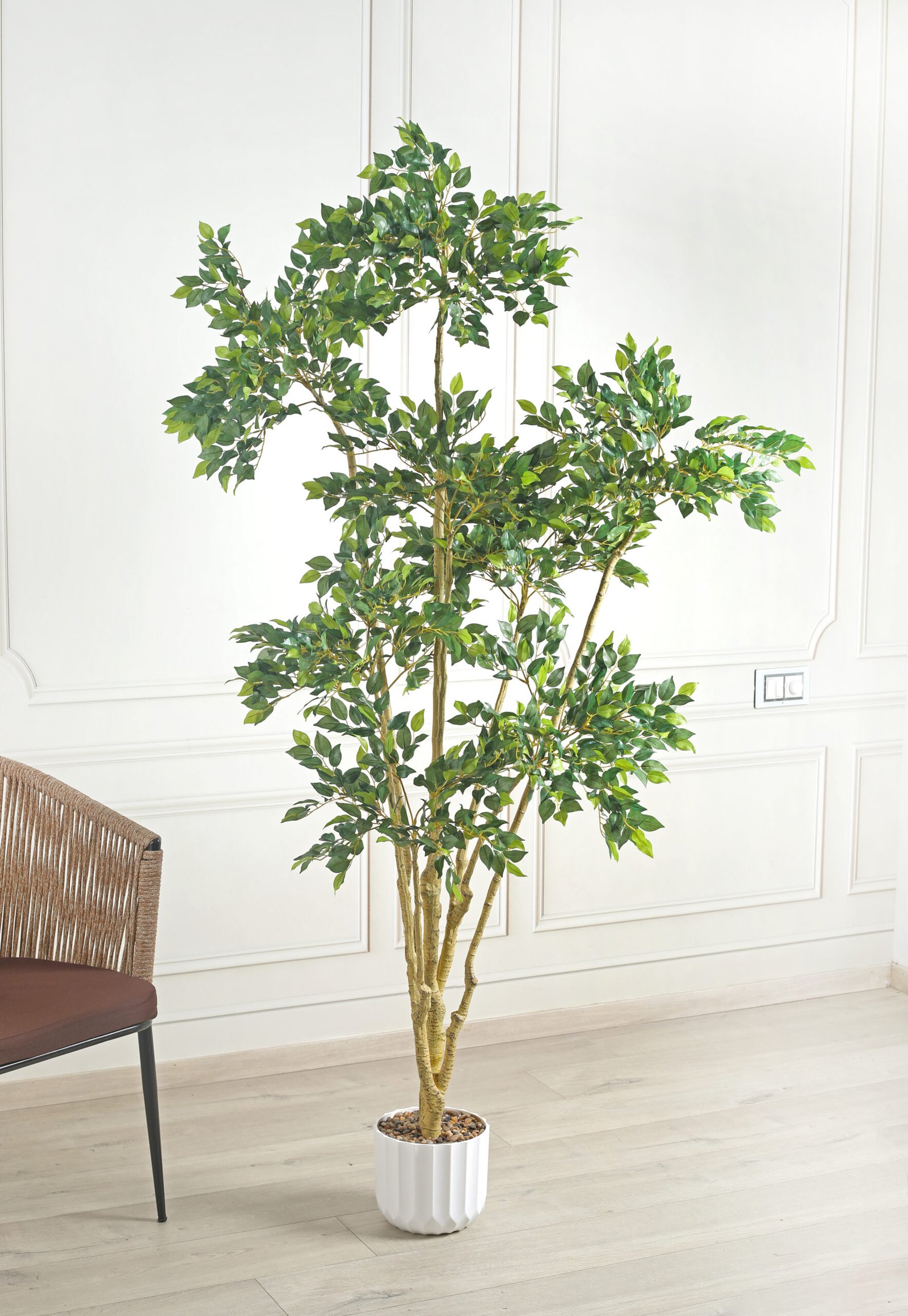 Artificial Ficus Plant with Pot – 6.5 Feet