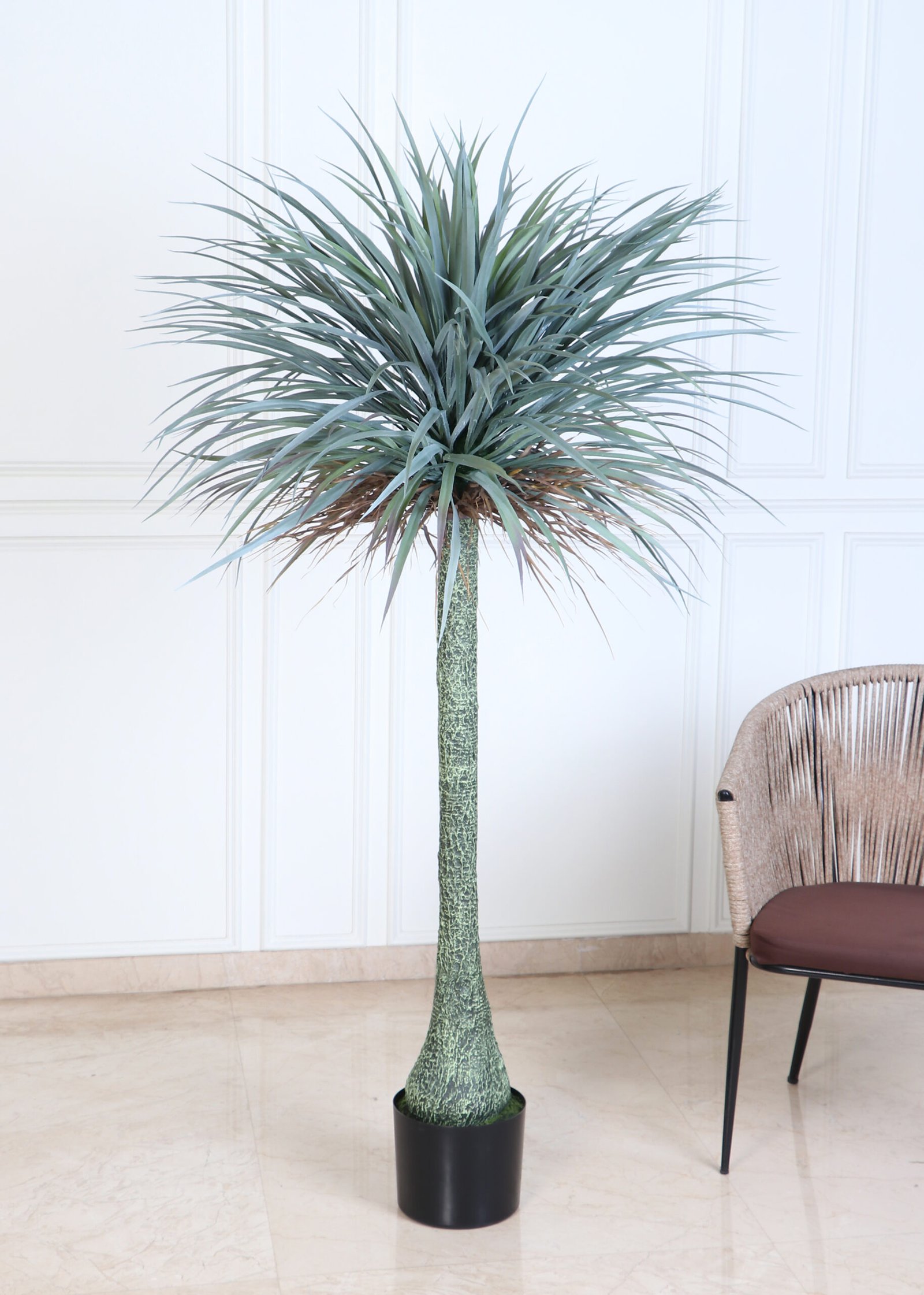 Artificial Luxe Nolina Plant With Pot – 6 Feet